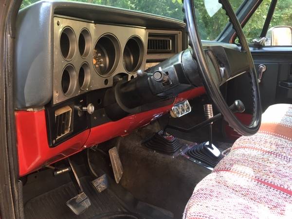 mud truck interior